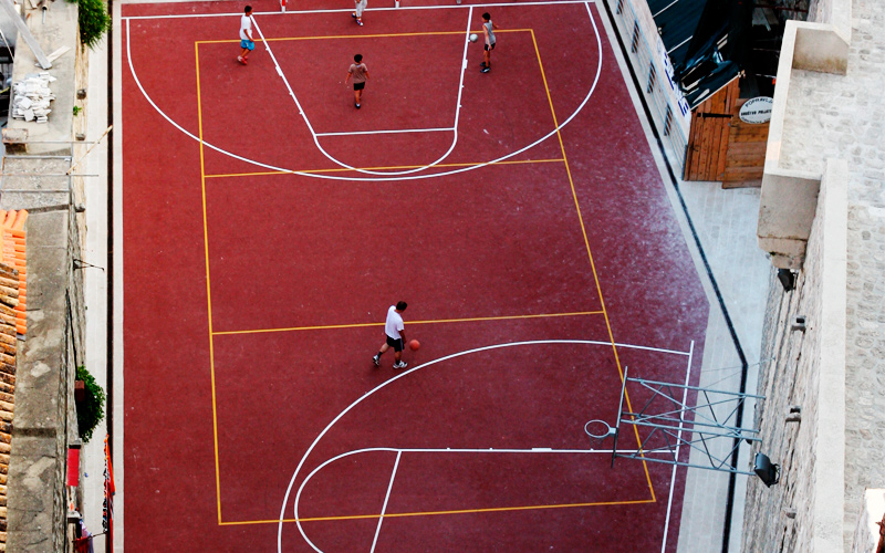 dubrovnik basketball court